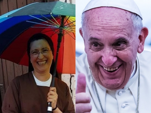Pāvests Francisks  atbalsta LGBT &ldquo;transpersonu mūķeni&rdquo;, vie&scaron;ot apjukumu