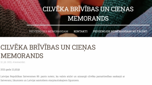 Cilvēka brīvības un cieņas memorands